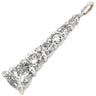 ノンブランド NON BRAND ダイヤモンド 0.50ct ホワイトゴールド K18WG ダイヤモンド ペンダントトップ K18WG Au750 18K 18金 7粒 7ストーン グラデーションバー
