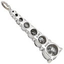 ノンブランド NON BRAND ダイヤモンド 0.50ct ホワイトゴールド K18WG ダイヤモンド ペンダントトップ K18WG Au750 18K 18金 7粒 7ストーン グラデーションバー