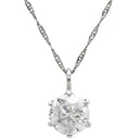 ノンブランド NON BRAND ソリティア ダイヤモンド 0.7ct プラチナシルバー Pt1000 Pt850（チェーン） ダイヤモンド ネックレス プラチナ Pt999.9 1P 1石 1粒 スクリューチェーン 6本爪