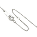 ノンブランド NON BRAND ソリティア ダイヤモンド 0.54ct プラチナシルバー Pt900 ダイヤモンド Pt850(チェーン/造幣局検定マーク) ネックレス プラチナ 1P 1石 1粒 6本爪 両吊りタイプ