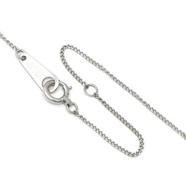ノンブランド NON BRAND ソリティア ダイヤモンド 0.54ct プラチナシルバー Pt900 ダイヤモンド Pt850(チェーン/造幣局検定マーク) ネックレス プラチナ 1P 1石 1粒 6本爪 両吊りタイプ