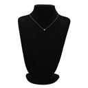 ノンブランド NON BRAND ソリティア ダイヤモンド 0.54ct プラチナシルバー Pt900 ダイヤモンド Pt850(チェーン/造幣局検定マーク) ネックレス プラチナ 1P 1石 1粒 6本爪 両吊りタイプ