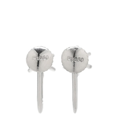 ノンブランド NON BRAND ダイヤモンド 0.38ct ネジ式 プラチナシルバー Pt850 ダイヤモンド イヤリング プラチナ 1P 1石 1粒 ソリティア 6本爪 両耳用