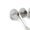 ノンブランド NON BRAND ダイヤモンド 0.38ct ネジ式 プラチナシルバー Pt850 ダイヤモンド イヤリング プラチナ 1P 1石 1粒 ソリティア 6本爪 両耳用