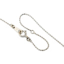 ノンブランド NON BRAND ダイヤモンド トリロジー ホワイトゴールド K14WG ダイヤモンド ネックレス Au585 14K ドロップ ボールチェーン フラワーモチーフ