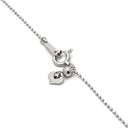 ノンブランド NON BRAND ダイヤ 0.20ct ホワイトゴールド K18WG ダイヤモンド ネックレス 18K 750 WG 18金 ブラウンダイヤ 1P スウィング ネックレス