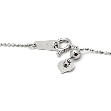 ノンブランド NON BRAND ダイヤ 0.20ct ホワイトゴールド K18WG ダイヤモンド ネックレス 18K 750 WG 18金 ブラウンダイヤ 1P スウィング ネックレス