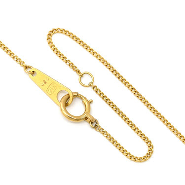 ノンブランド NON BRAND ソリティア ダイヤモンド 0.2ct イエローゴールド K18YG ダイヤモンド K18YG(チェーン/造幣局検定マーク) ネックレス Au750 18K 18金 1P 1石 1粒 6本爪 両吊りタイプ