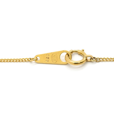ノンブランド NON BRAND ソリティア ダイヤモンド 0.2ct イエローゴールド K18YG ダイヤモンド K18YG(チェーン/造幣局検定マーク) ネックレス Au750 18K 18金 1P 1石 1粒 6本爪 両吊りタイプ