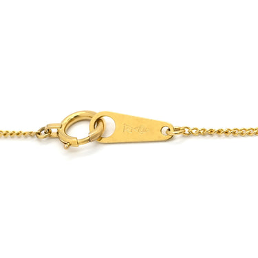 ノンブランド NON BRAND ソリティア ダイヤモンド 0.2ct イエローゴールド K18YG ダイヤモンド K18YG(チェーン/造幣局検定マーク) ネックレス Au750 18K 18金 1P 1石 1粒 6本爪 両吊りタイプ