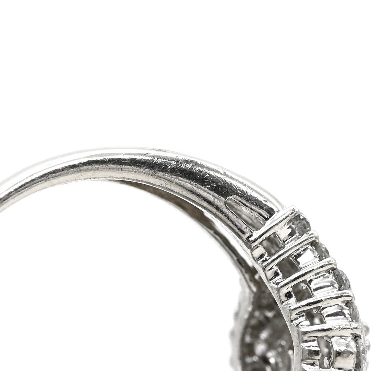 ノンブランド NON BRAND Pt ダイヤモンド 0.54ct プラチナシルバー