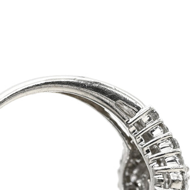 ノンブランド NON BRAND Pt ダイヤモンド 0.54ct プラチナシルバー Pt900 ダイヤモンド リング 指輪 プラチナ クラスターデザイン 菱形モチーフ 15号