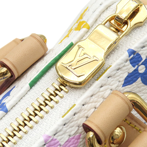 ルイヴィトン LOUIS VUITTON LV × TM ナノ スピーディ M13391 ホワイト