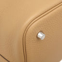 エルメス HERMES ピコタンロックMM ビスキュイ トリヨンクレマンス ハンドバッグ シルバー金具 新品 未使用 ベージュ