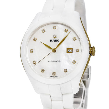 腕時計 ラドー RADO ハイパークローム R32257902 自動巻き レディース 未使用 純正ダイヤ シェル デイト 限定