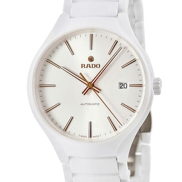 腕時計 ラドー RADO トゥルー L ラウンド オートマティック R27058112 自動巻き メンズ 未使用 デイト ハイテクセラミックス