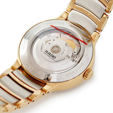 腕時計 ラドー RADO セントリックス L オートマティック R30953123 自動巻き メンズ 未使用 シースルーバック PVD