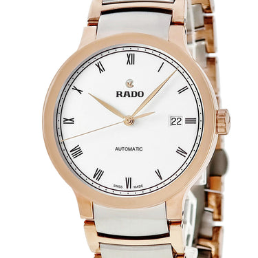 腕時計 ラドー RADO セントリックス オートマティック R30036013 自動巻き メンズ 新品同様 シースルーバック PVD