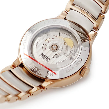 腕時計 ラドー RADO セントリックス オートマティック R30036013 自動巻き メンズ 新品同様 シースルーバック PVD
