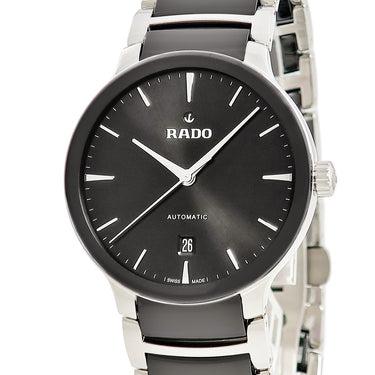 腕時計 ラドー RADO セントリックス オートマティック R30018152 自動巻き メンズ 未使用 ブラック デイト シースルーバック