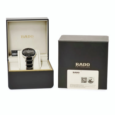 腕時計 ラドー RADO セントリックス オートマティック R30018152 自動巻き メンズ 未使用 ブラック デイト シースルーバック
