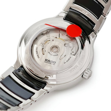 腕時計 ラドー RADO セントリックス オートマティック ダイヤモンズ R30018742 自動巻き メンズ 未使用 デイト シースルーバック