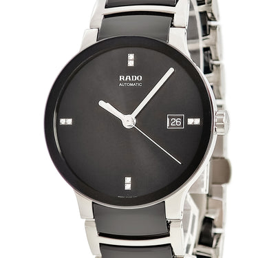 腕時計 ラドー RADO セントリックス オートマティック R30941702 自動巻き メンズ 未使用 純正ダイヤ 黒 デイト シースルーバック