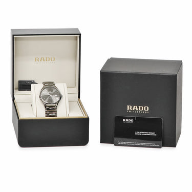 腕時計 ラドー RADO トゥルー ラウンド オートマティック R27057102 自動巻き メンズ 未使用 グレー デイト セラミック チタン