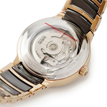 腕時計 ラドー RADO セントリックス オートマティック R30017302 自動巻き メンズ 未使用 ブラウン デイト シースルーバック