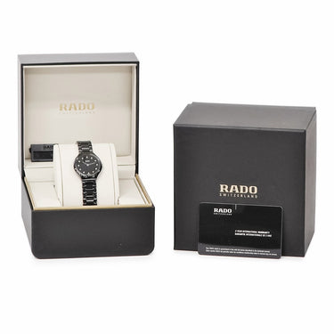 腕時計 ラドー RADO トゥルー シンライン S R27742732 クオーツ レディース 未使用 純正ダイヤ ハイテクセラミック