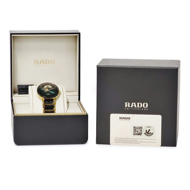 腕時計 ラドー RADO セントリックス オートマティック オープンハート R30008302 自動巻き メンズ 未使用 緑 シースルーバック