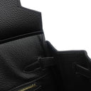 エルメス HERMES バーキン25 ブラック トゴ ハンドバッグ シャンパンゴールド金具 新品 未使用 黒