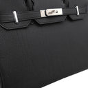エルメス HERMES バーキン30 ブラック トゴ ハンドバッグ シルバー金具 新品 未使用 黒