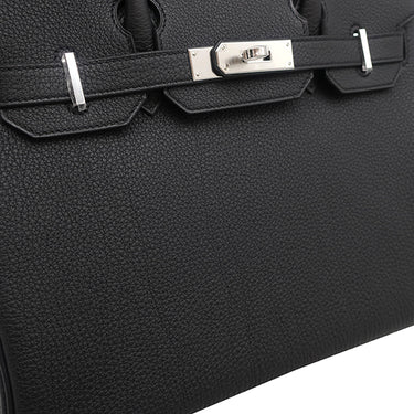 エルメス HERMES バーキン30 ブラック トゴ ハンドバッグ シルバー金具 新品 未使用 黒