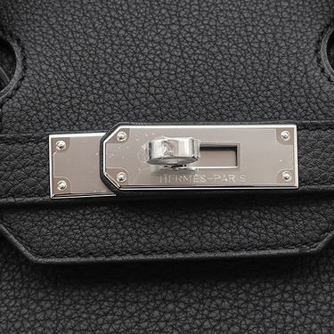 エルメス HERMES バーキン30 ブラック トゴ ハンドバッグ シルバー金具 新品 未使用 黒