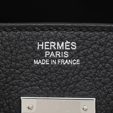 エルメス HERMES バーキン30 ブラック トゴ ハンドバッグ シルバー金具 新品 未使用 黒