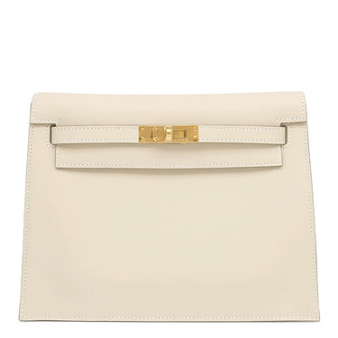 エルメス HERMES ケリーダンス 2 クレ スイフト ショルダーバッグ ゴールド金具 オフホワイト 5WAY