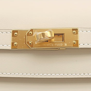 エルメス HERMES ケリーダンス 2 クレ スイフト ショルダーバッグ ゴールド金具 オフホワイト 5WAY