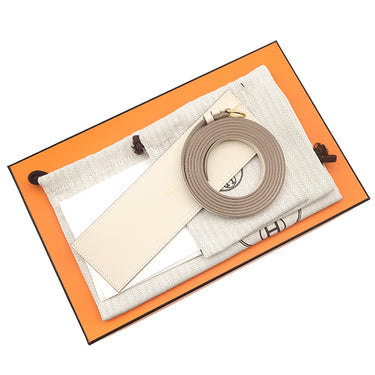 エルメス HERMES ケリーダンス 2 クレ スイフト ショルダーバッグ ゴールド金具 オフホワイト 5WAY