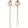 エルメス HERMES エシャペ アシンメトリー ローズゴールド K18PG ピアス ピンクゴールド K18 18K PG RG