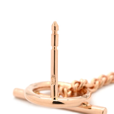 エルメス HERMES エシャペ アシンメトリー ローズゴールド K18PG ピアス ピンクゴールド K18 18K PG RG