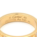 カルティエ Cartier ミニラブリング パヴェダイヤ B4083300 イエローゴールド K18YG ダイヤモンド #49(JP9) リング 指輪 LOVE Ring 750 18K YG 18金 9号