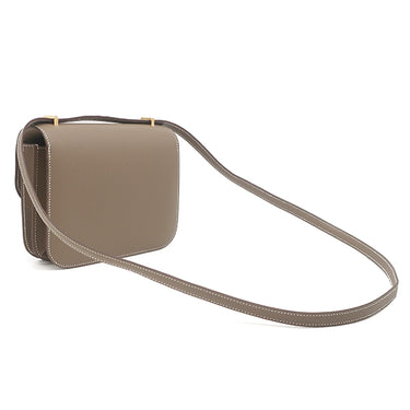 エルメス HERMES コンスタンス3 ミニ ミロワール エトゥープ ヴォーエプソン ショルダーバッグ ゴールド金具 新品 未使用