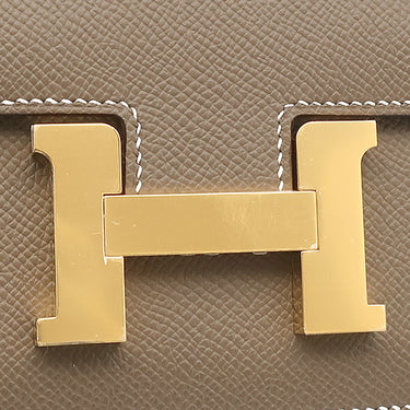 エルメス HERMES コンスタンス3 ミニ ミロワール エトゥープ ヴォーエプソン ショルダーバッグ ゴールド金具 新品 未使用