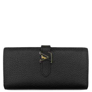 ルイヴィトン LOUIS VUITTON LV ヴェルティカル ウォレット M81330 ブラック グレインレザー 長財布 ゴールド金具 二つ折り