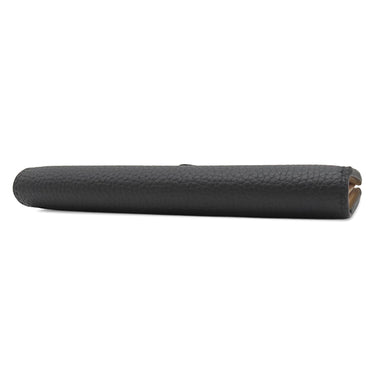 ルイヴィトン LOUIS VUITTON LV ヴェルティカル ウォレット M81330 ブラック グレインレザー 長財布 ゴールド金具 二つ折り