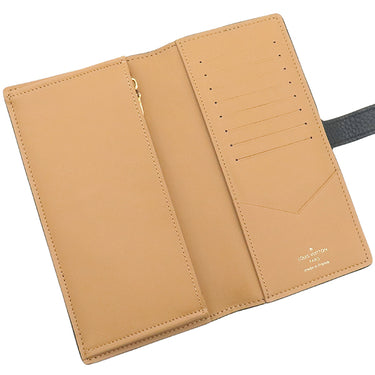 ルイヴィトン LOUIS VUITTON LV ヴェルティカル ウォレット M81330 ブラック グレインレザー 長財布 ゴールド金具 二つ折り
