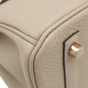 エルメス HERMES バーキン30 トゥルティエールグレー トゴ ハンドバッグ ピンクゴールド金具 グレージュ RG PG