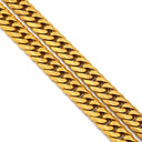 喜平 KIHEI K18 18金 60cm 50.0g 6面 ダブル W イエローゴールド K18YG ネックレス 造幣局検定マーク※ショッピングローン対応していません