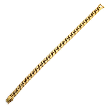 喜平 KIHEI K18 18金 20.3cm 30.4g 6面 ダブル Ｗ イエローゴールド K18YG ブレスレット 造幣局検定マーク ※ショッピングローン対応していません